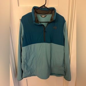 North Face 3/4 zip size xl